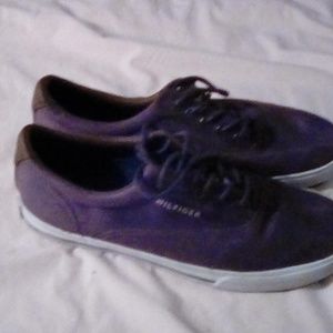 TOMMY HILFIGER BROWN LEATHER SHOES